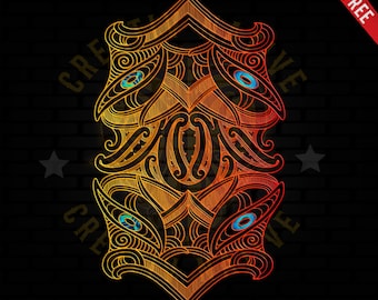 Māori PNG Design Digital Download + 1 FREE!