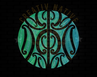 Māori PNG Design Digital Download