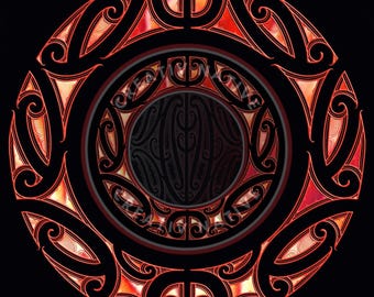 Māori PNG Design Digital Download