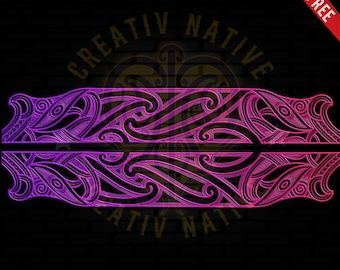Māori PNG Design Digital Download + 1 FREE!
