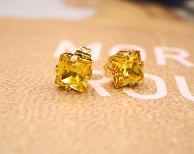 Austrian golden Crystal Chandelier Earrings: Bride and bridesmaids Wedding Jewelry