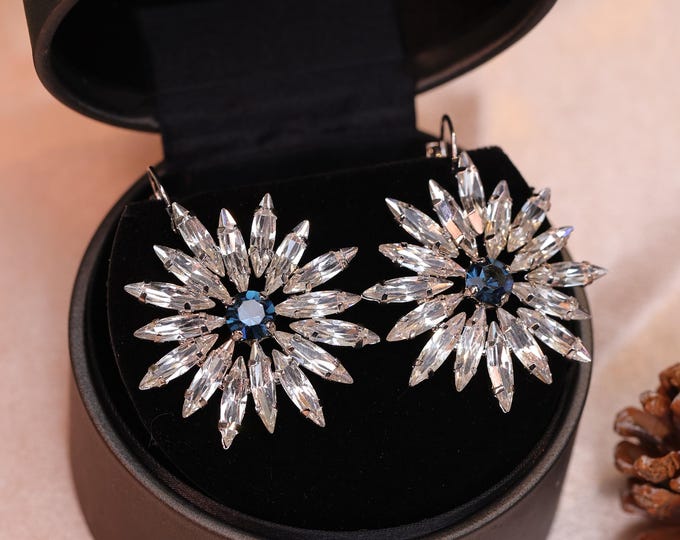 Bridal Chandelier Tassel Earrings by Sharp Heart with Austrian Crystal Cutting Technology – Essential Wedding Jewelry