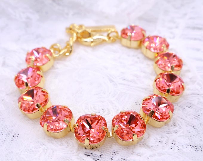 Halloween Pumpkin Crystal Bracelet: Adjustable 18k Gold Bridal Jewelry