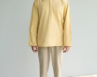 Herrgul kurta: Haldi-ceremoniklänning, förlovningspresent