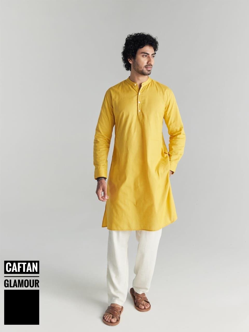 Sunshine Yellow Kurta Pyjama set