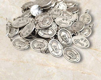 grossist ST CHARBEL medaljer ask 5, 10, 20, 50 st, heliga medaljer, katolska medaljer, helgon Charbel medaljer
