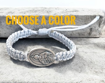 St Jude Bracelet Medals Chain Bracelet San Judas Thaddeus Men Women Catholic GIFT