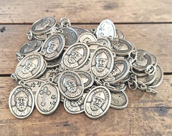 ST CHARBEL medals  Silver color, wholesale
