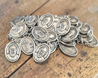 St Charbel medals  Silver color medal, wholesale