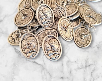wholesale ST JOSEPH MEDALS / Holy Family Holy Spirit medals box 5, 10, 20, 50, 100 pcs, Holy medals