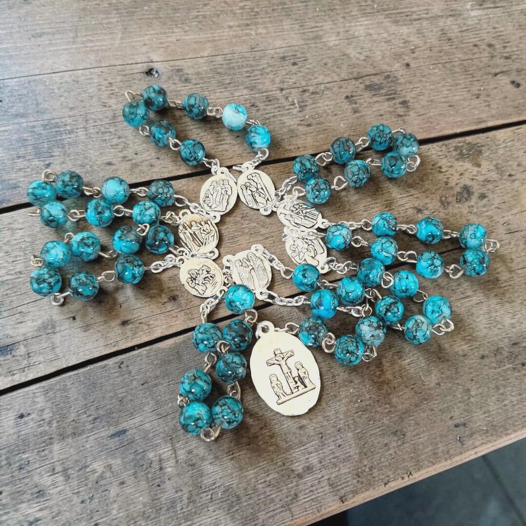 Seven Sorrows Medals Our Lady of the for Rosary Mater Dolorosa Medals ...