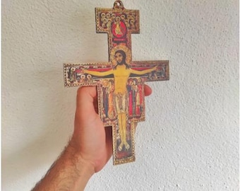 San Damiano  Wall Cross St Francis of Assisi crucified