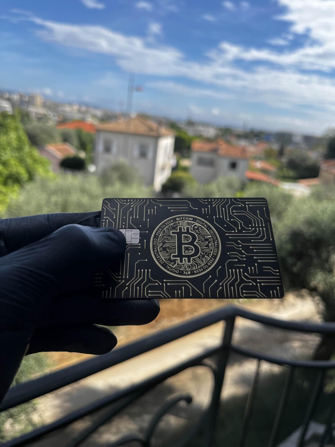 Metal Bank Card - Bitcoin and Electronic Circuits Design - Premium Crypto  Card - Etsy