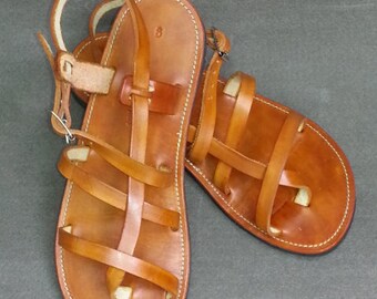 Gemma - Adjustable Unisex Leather Sandal