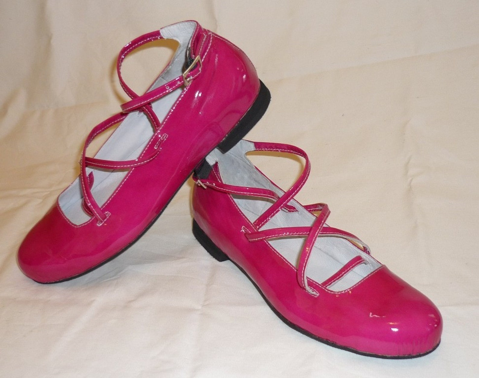 lace up ballet flats, made to order in your size