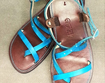 Genie - Adjustable Unisex  Leather Sandal