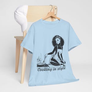 Cooking in Style Unisex Tee, Chef Graphic Shirt, Foodie T-Shirt, Cooking Lover Gift, Kitchen Apparel