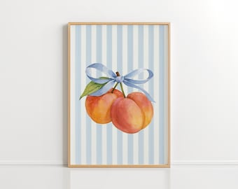 The Summer I Turned Pretty Printable Wall Art | Peach Print Kitchen Decor | Team Conrad Bonrad Cousins Beach Belly Dorm Room Decor