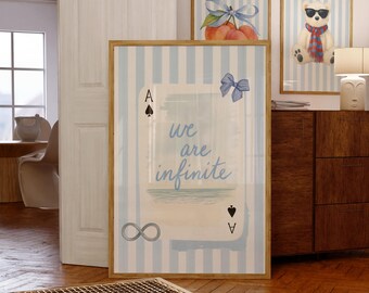 Team Conrad The Summer I Turned Pretty Printable Wall Art | Infinity Quote | Bonrad Cousins Beach Belly Dorm Room Decor