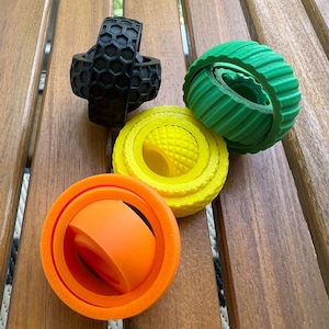 Textured Gyroscope Fidget Ring | Silent Sensory Toy | Stress Relief | ADHD | Autism Support | Focus Ring | Fidget Spinner | Desk Fidget
