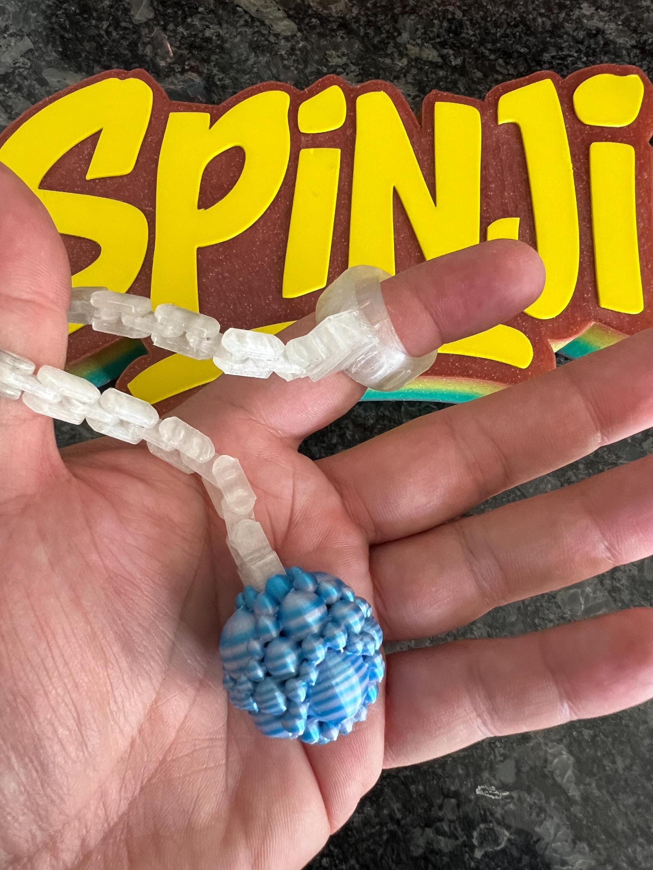 Orbit 3D Printed Fidget Spinner w/Spinning Ring Anxiety Relief Toy