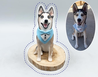 Personalized Dog Wedding Cake Topper, dog cake topper, dog caketopper Miniature，dog Figurines，CakeTopper，Animal Cake，pet clay sculpture