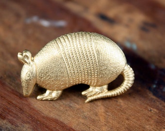 Southwestern Armadillo Ring Boho Jewelry | Handmade Brass Animal Jewelry | Gift for Nature Lover