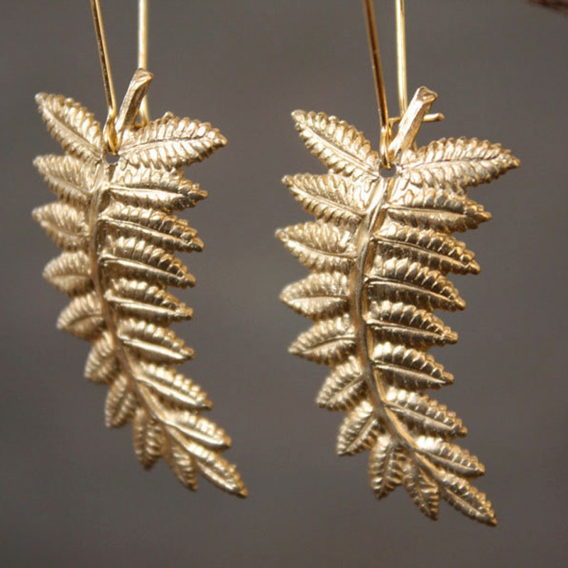 Terrarium Fern Earrings - Seed and Soil