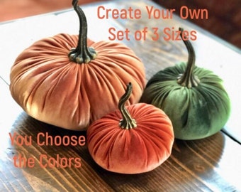 Velvet Pumpkins Etsy