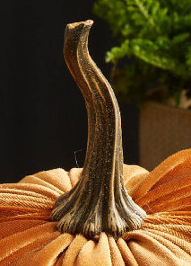 Pumpkin Stems set of 10 DIY velvet pumpkins DIY wedding | Etsy