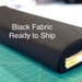 BLACK 100% Cotton 44” wide Fabric, Solid Black Fabric by the Yard, Sewing Cloth, Face Mask for Men, Ship Fast from USA 