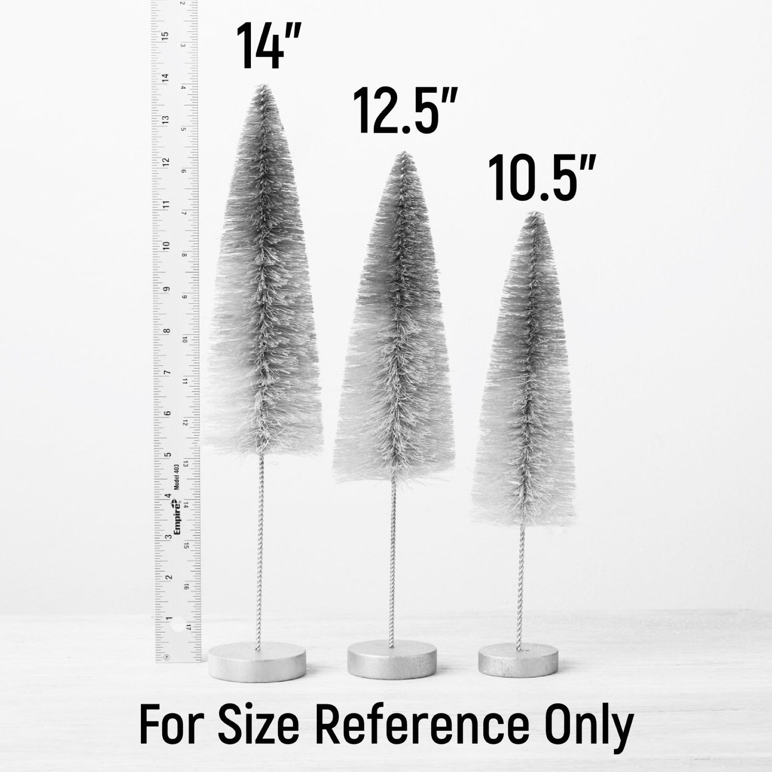 Ombre Purple Bottle Brush Tree Set of 3 Lilac Nursery Decor Etsy