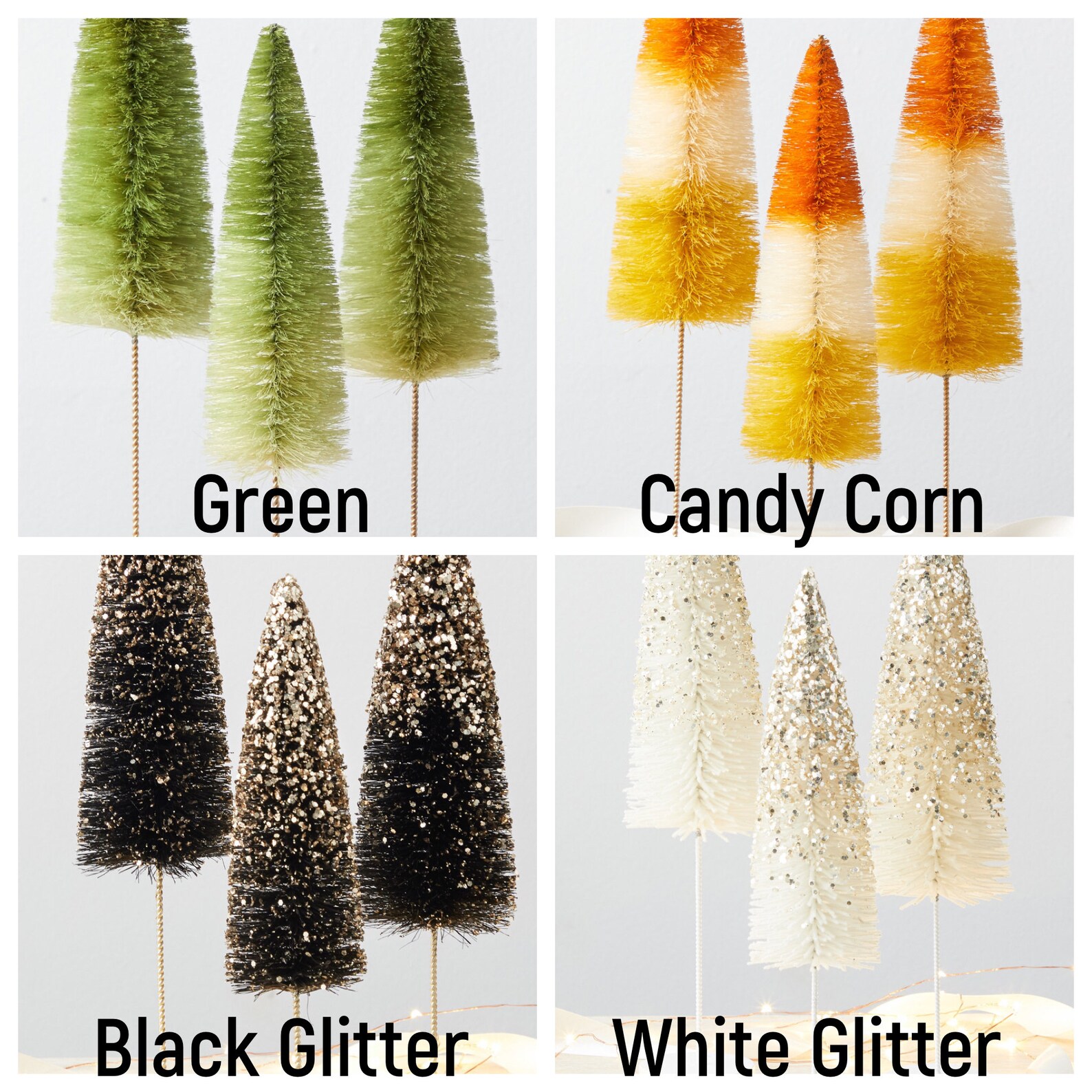 WHOLESALE Bottle Brush Trees Order Minimum 6 Sets Handdyed Etsy