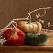 Large Velvet Pumpkins set of 3, Fall wedding centerpiece, modern rustic wedding decor, mantle decor, Thanksgiving decor, best selling items 