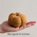 Knit pumpkin decor soft autumn pumpkins set of 3, fall style gift, warm toned bowl fillers handmade, fall host gift, cozy decorations image 4