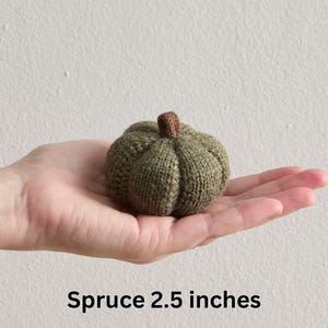 Calabazas de punto, decoración suave de otoño, juego de 3, regalo de estilo otoñal, rellenos para cuencos en tonos cálidos hechos a mano, regalo para anfitriones de otoño, decoraciones acogedoras imagen 5