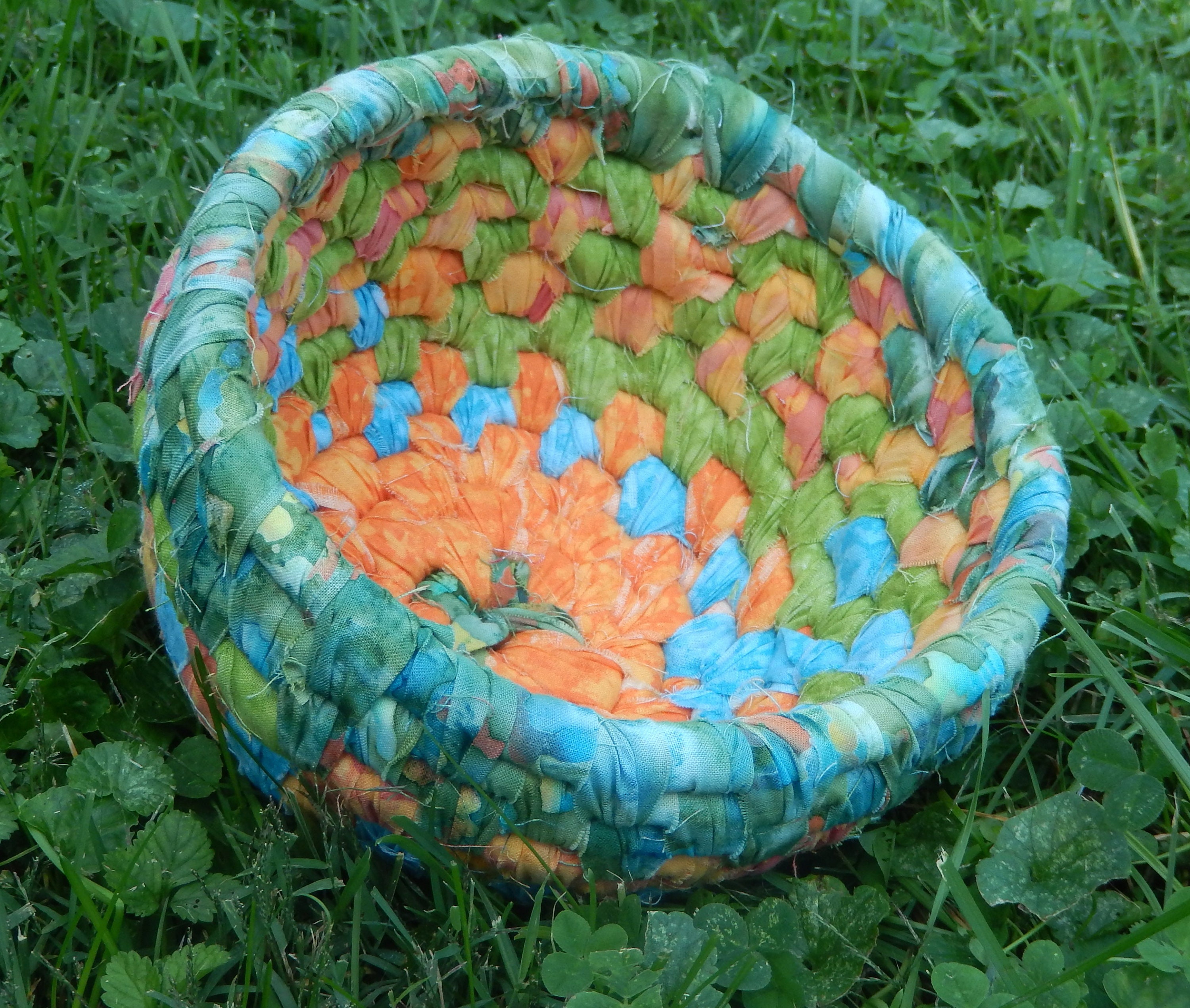 5pc Starter Pack plain Mixed RAG BASKETS Plain handwoven Etsy