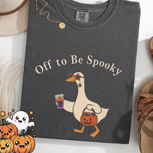 Off to be Spooky Shirt, Spooky Goose Shirt, Funny Goose Shirt, Halloween Goose Shirt, Trendy Halloween, Popular Halloween