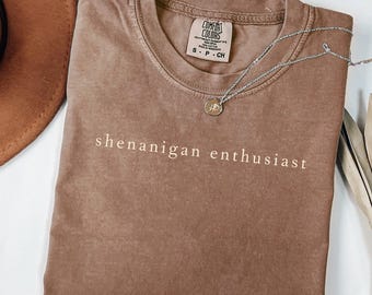 Shenanigan Enthusiast Shirt, Shenanigan Shirt, Unruhestifter Shirt, lustigen Humor Shirt, Geschenk für Frau, Problem Kind Shirt, Unfug Shirt
