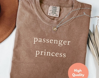 Camiseta de Princesa Pasajera, Linda camiseta de Princesa Pasajera, Camiseta de Esposa de Princesa Pasajera, Regalo para Princesa Pasajera, Jinete de Escopeta