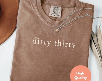 Dirty 30 Shirt 30th Birthday Shirt Custom Cocktail Social Club Dirty 30 Birthday Party Matching Tshirts 30th Birthday Gift