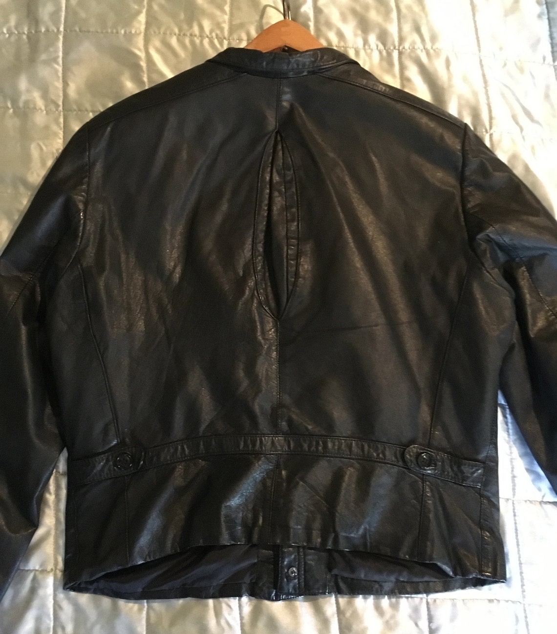 GANDALF leather Jacket Vintage 1960s-70s-Size 44-Unisex-Euro | Etsy