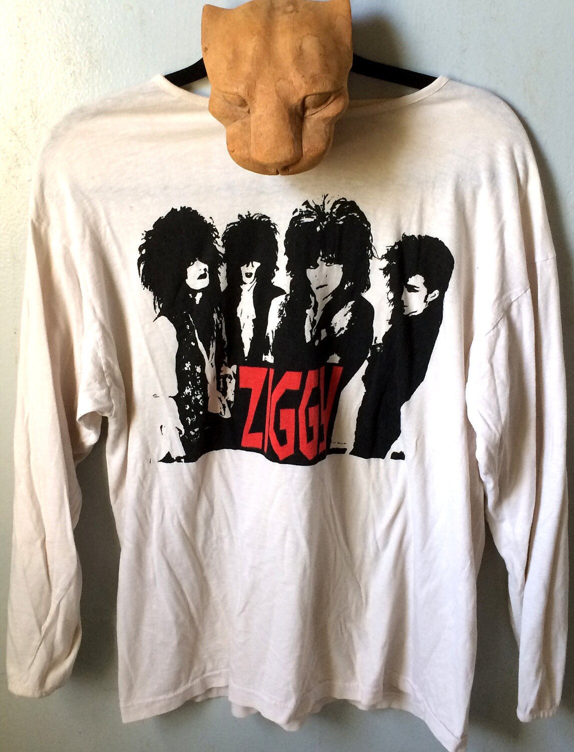 Vintage 1980s Ziggy-japanese Hair Metal T-shirt-rare Long