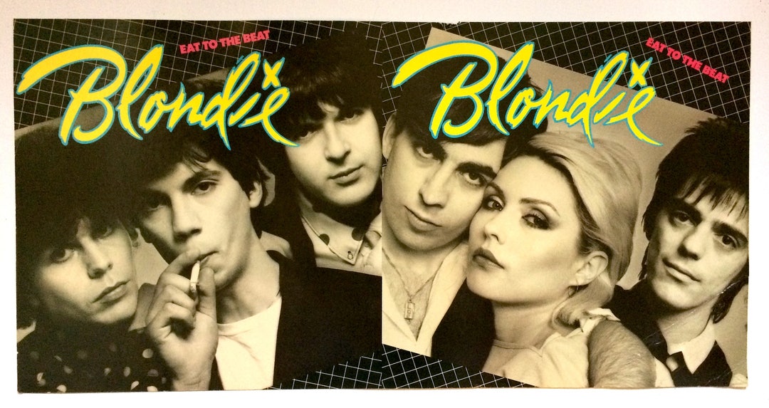 BLONDIE-1979 'eat to the Beat' Unfolded Album Cover Art-12 X 24