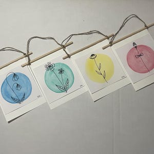 Hanging Floral Poster