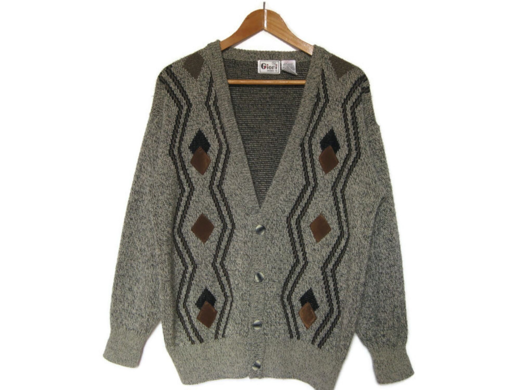 90s Jacquard Sweater - Etsy 90s Jacquard Sweater - Etsy