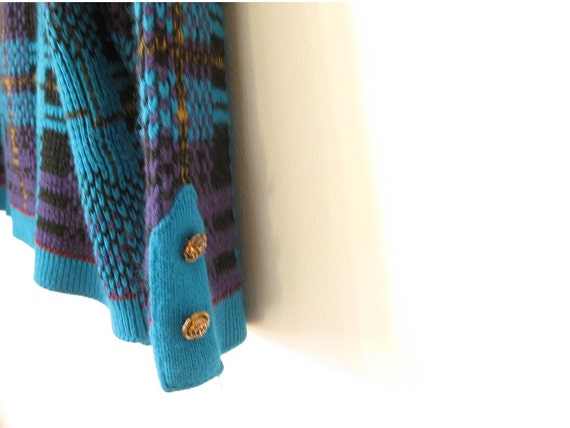 turquoise cardigan sweater womens
