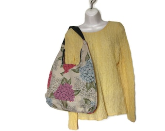 Floral Tapestry Shoulder Bag - Boho Hippie Purse - Gift for Friend - Gift for Daughter