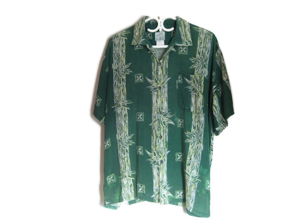 PHEENY/RAYON LEAF PRINT SHIRT フィーニー PHEENY/RAYON LEAF PRINT SHIRT(GREEN)