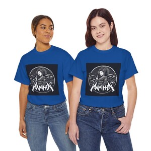 Geisha Drums Monochrome Unisex Heavy Cotton Tee, Japanese Cultural Shirt, Music Lover Gift, Black and White Graphic Tee, Drummer
